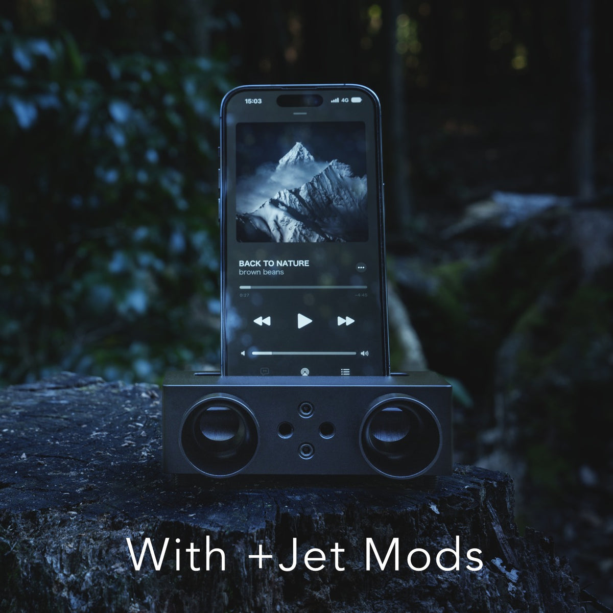 Battery-free Amplifying iSpeakers